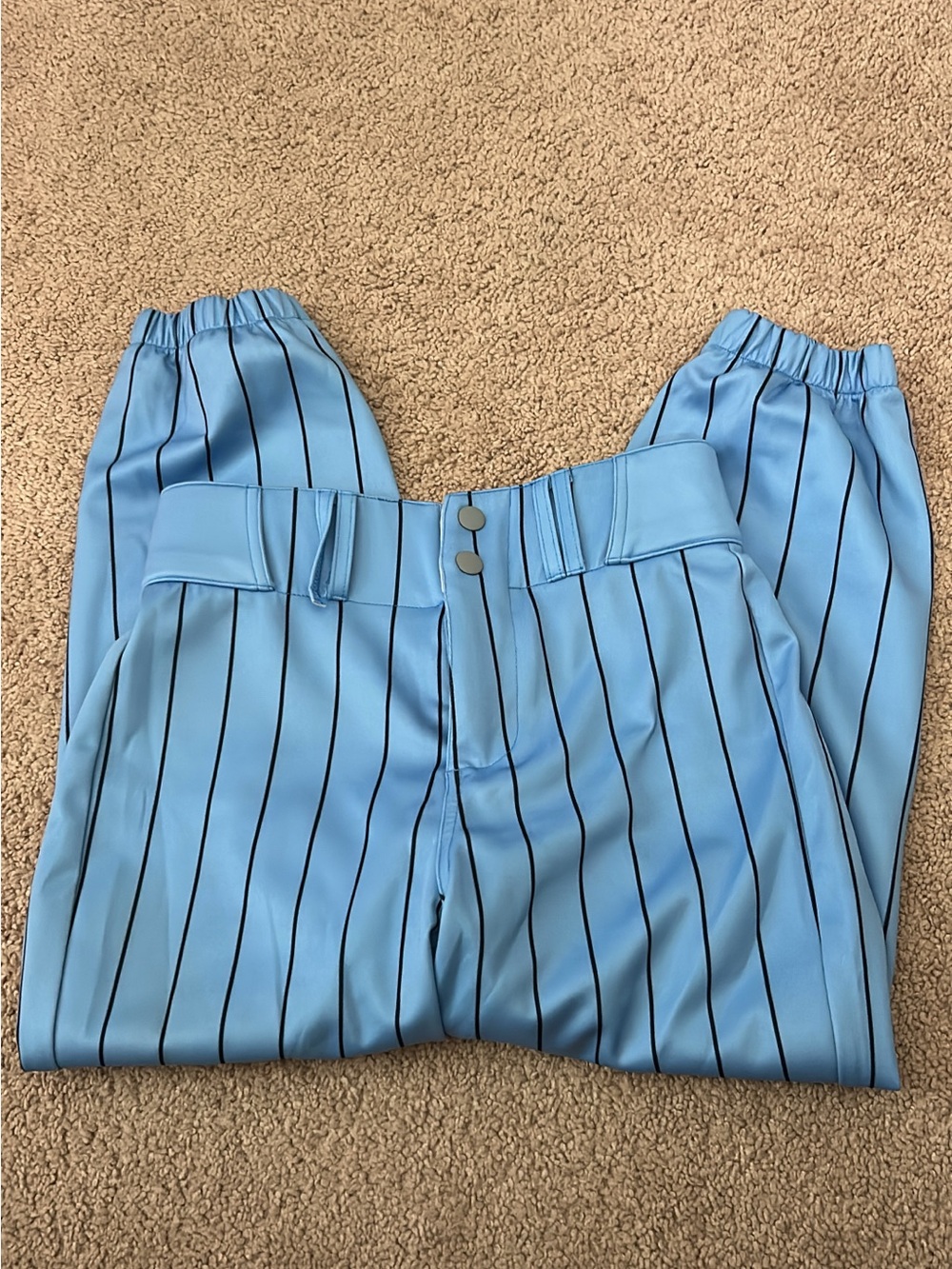 Marucci Light Blue Pinstripe Womens softball-Style Pants
